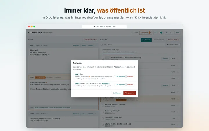 Immer klar, was öffentlich ist