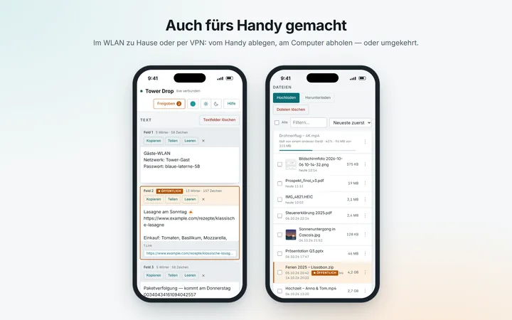 Auch fürs Handy gemacht